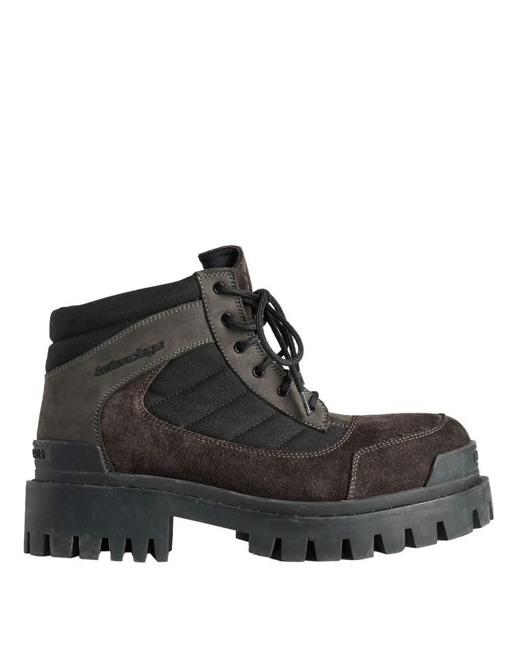 Balenciaga Black Combat Strike Low Boots for men