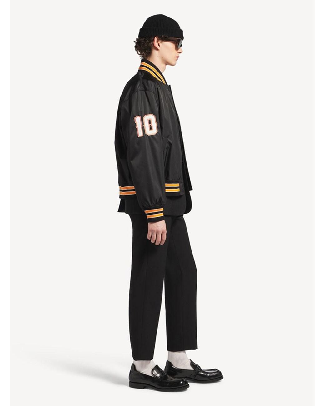 Balenciaga Black Varsity Jacket for men