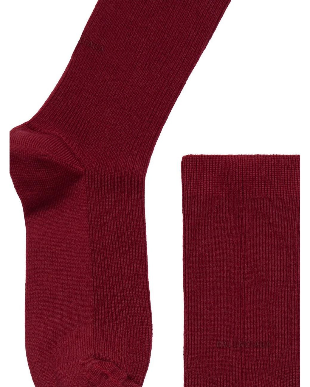 Balenciaga Red Calze Alte