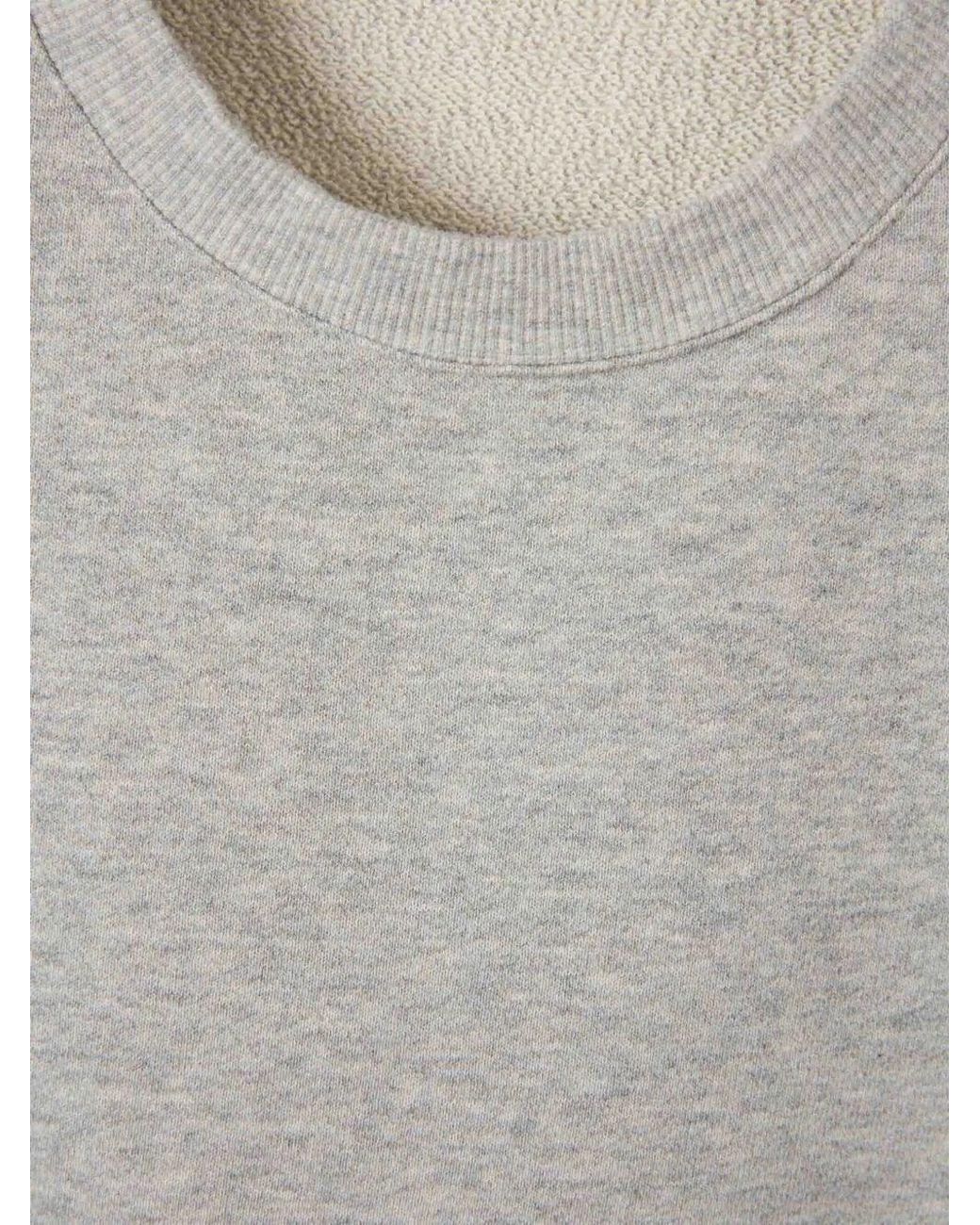 Givenchy Gray Short-sleeved Cotton Sweatshirt for men