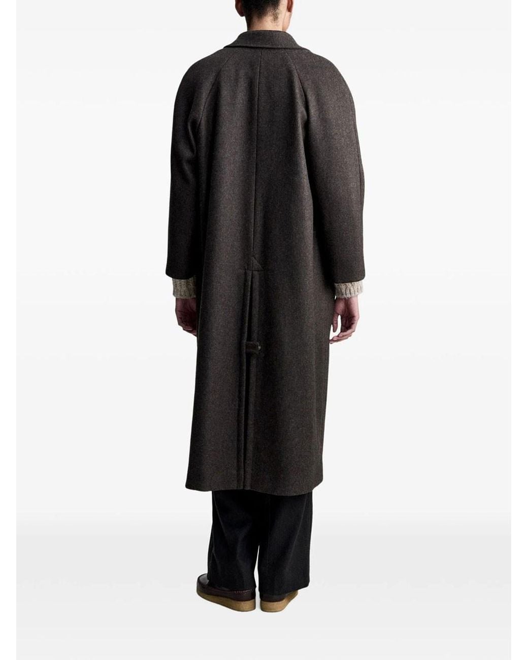 A.P.C. Gray Mélange Waterproof Coat