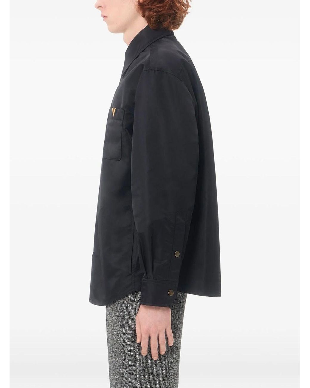 Valentino Garavani Blue Shirt Jacket for men