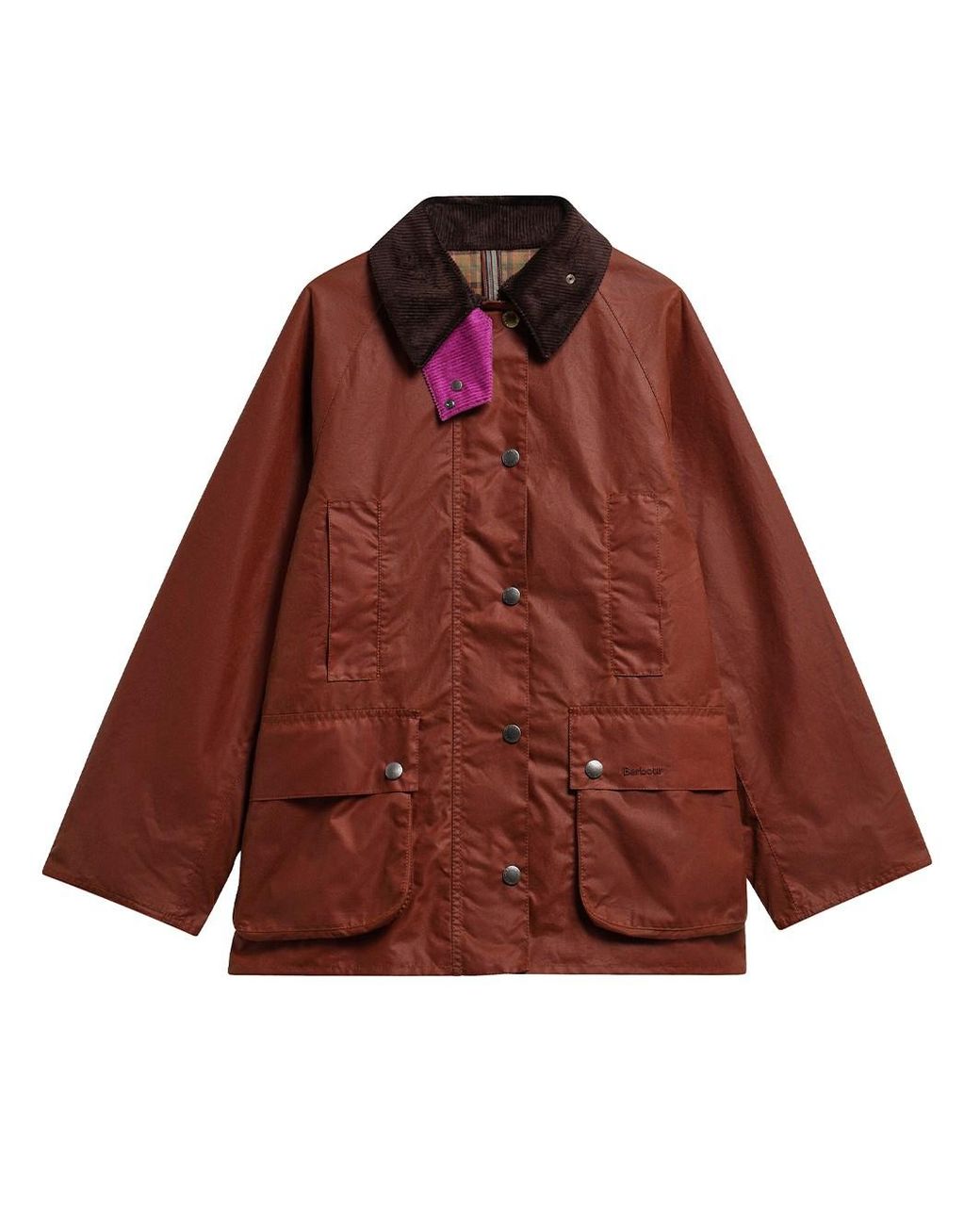 Barbour Red Paul Smith Loves Giacca Cerata "Beaufort"