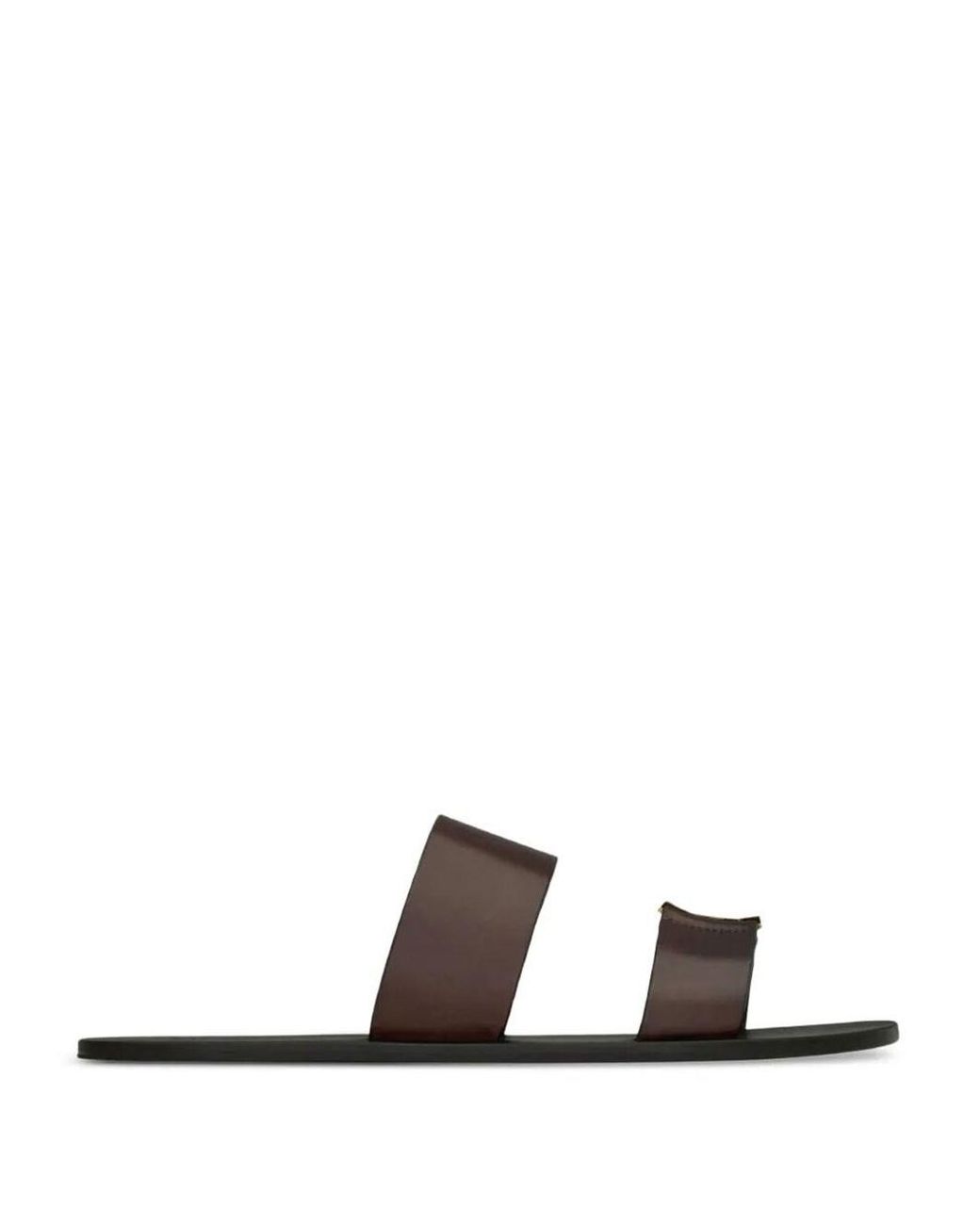 Saint Laurent White Solid Sandals for men