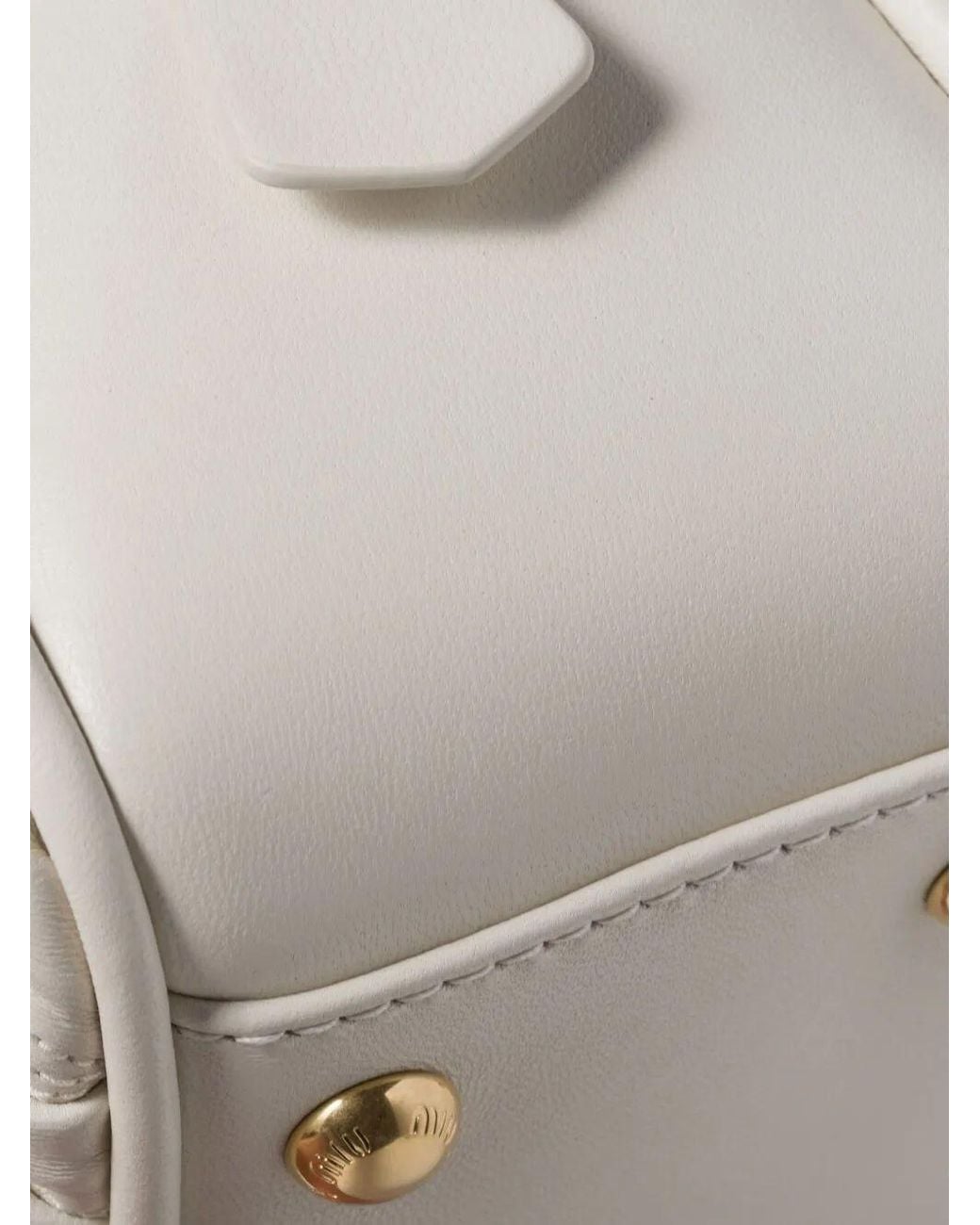 Miu Miu White Arcadie Regular Bag
