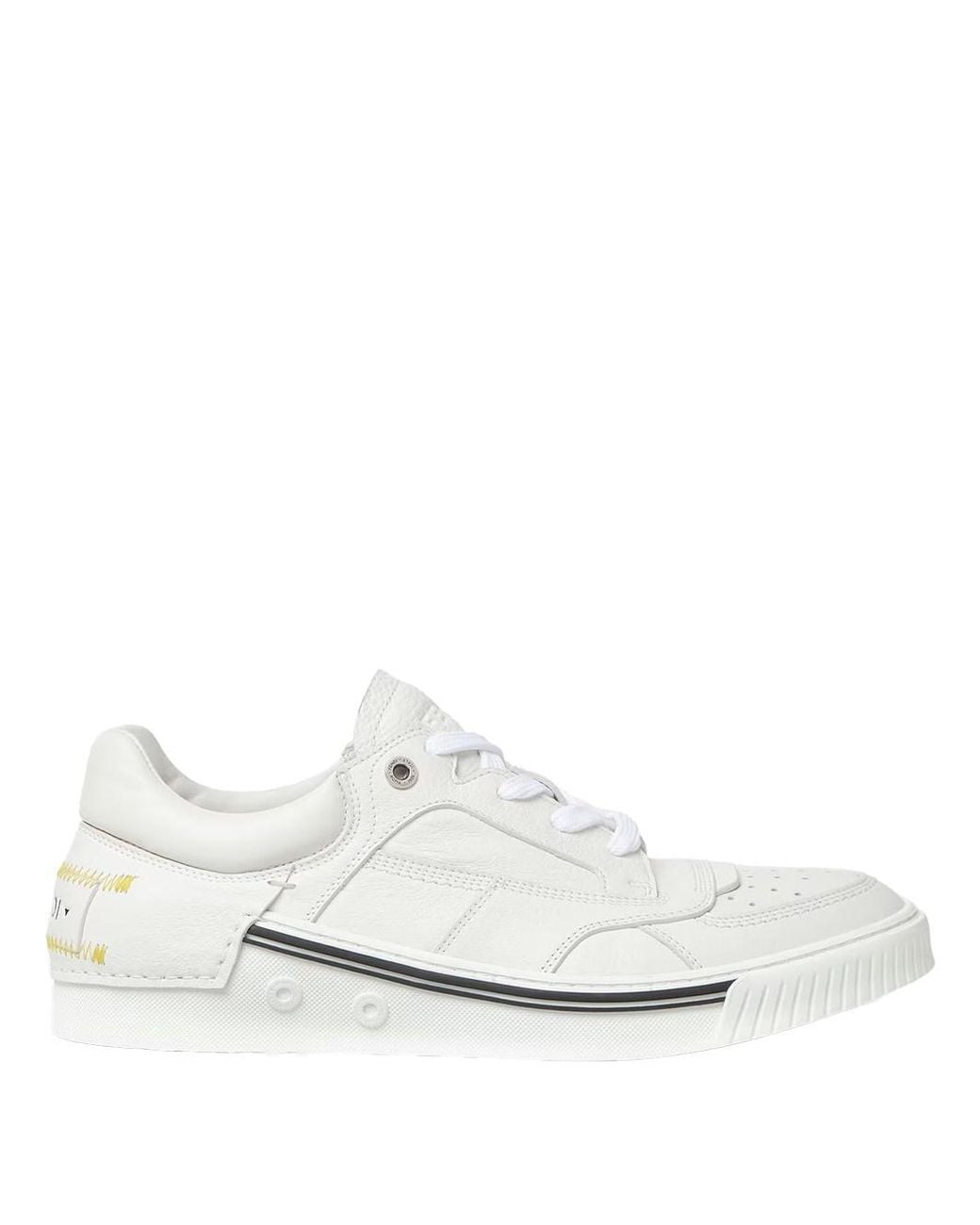 Fendi White Fender Sneakers for men