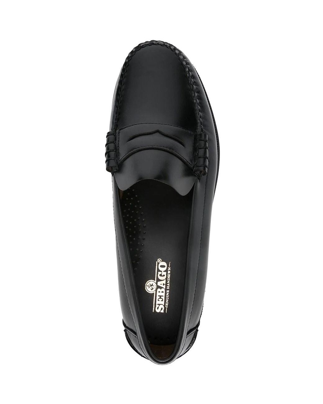 Sebago Black Classic Dan Loafers for men