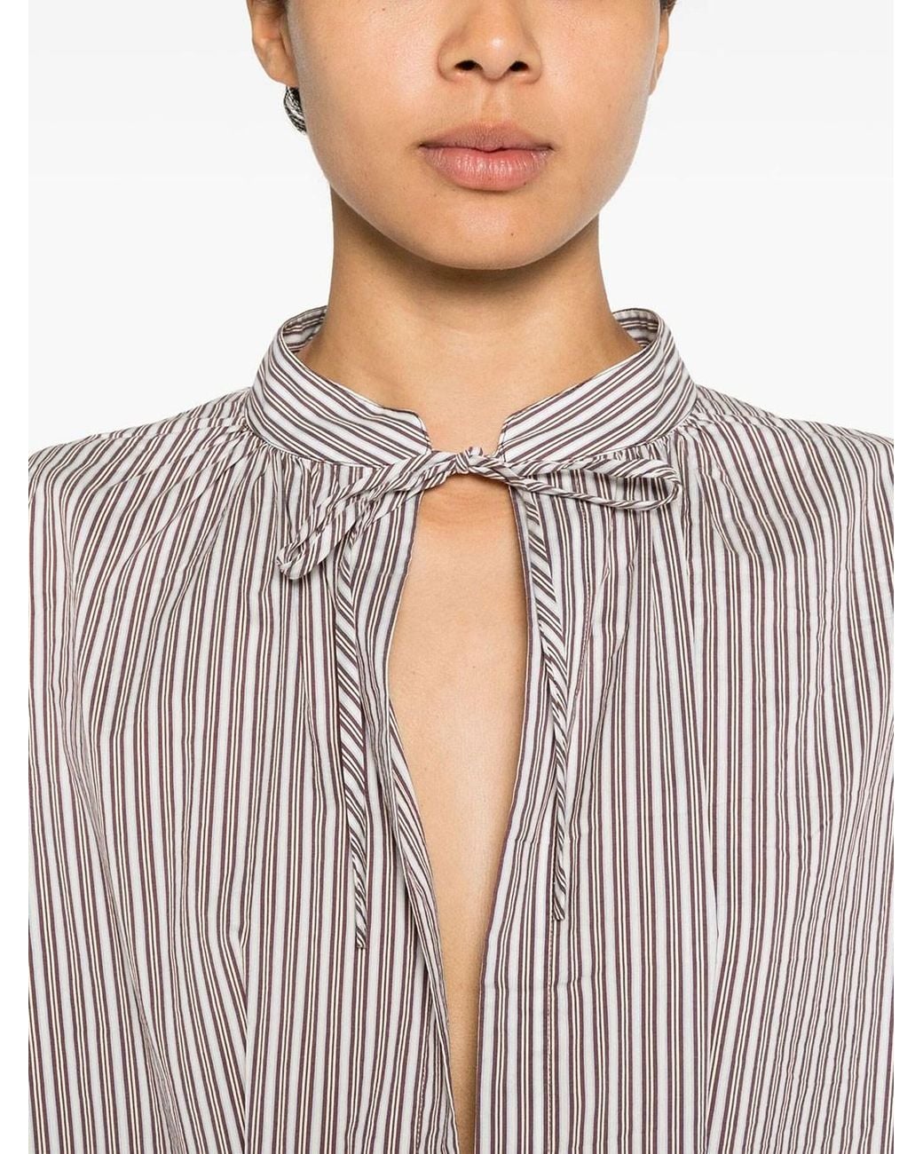 Dries Van Noten Gray Abito Lungo Denvo