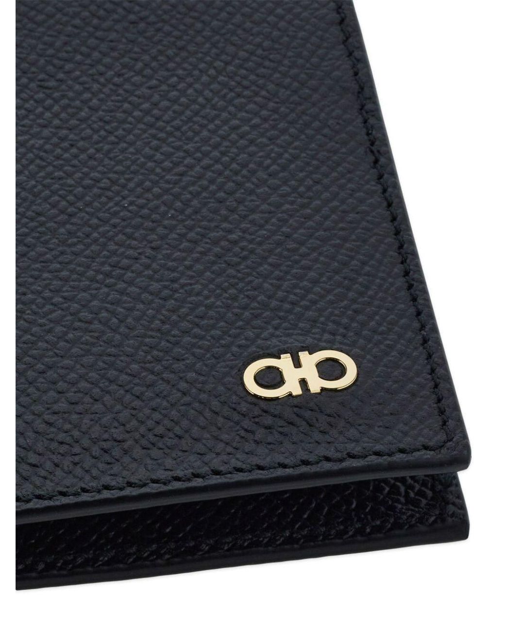 Ferragamo Black Ferragamo Wallets