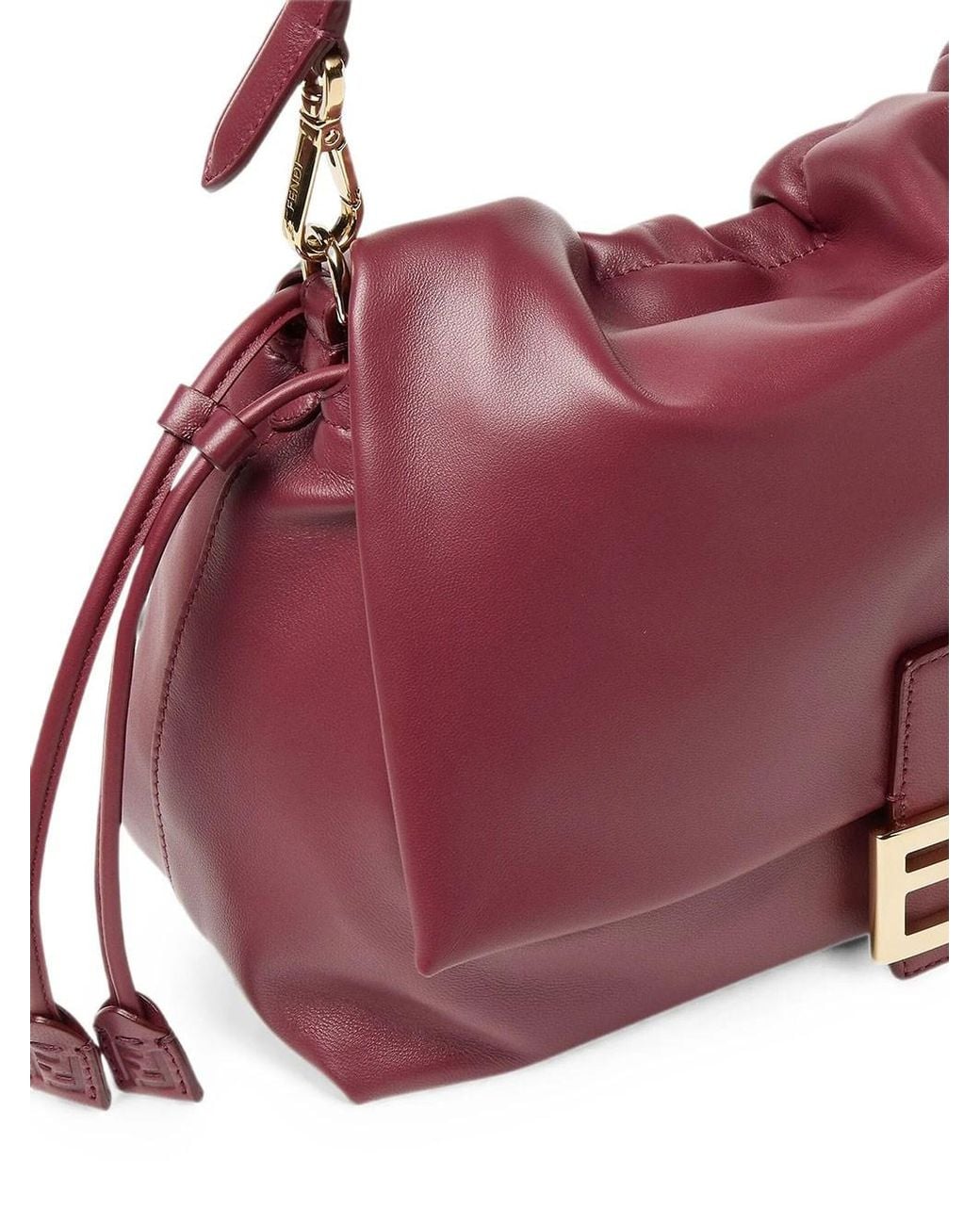Fendi Purple Baguette® Soft Large Lamb Leather Bag