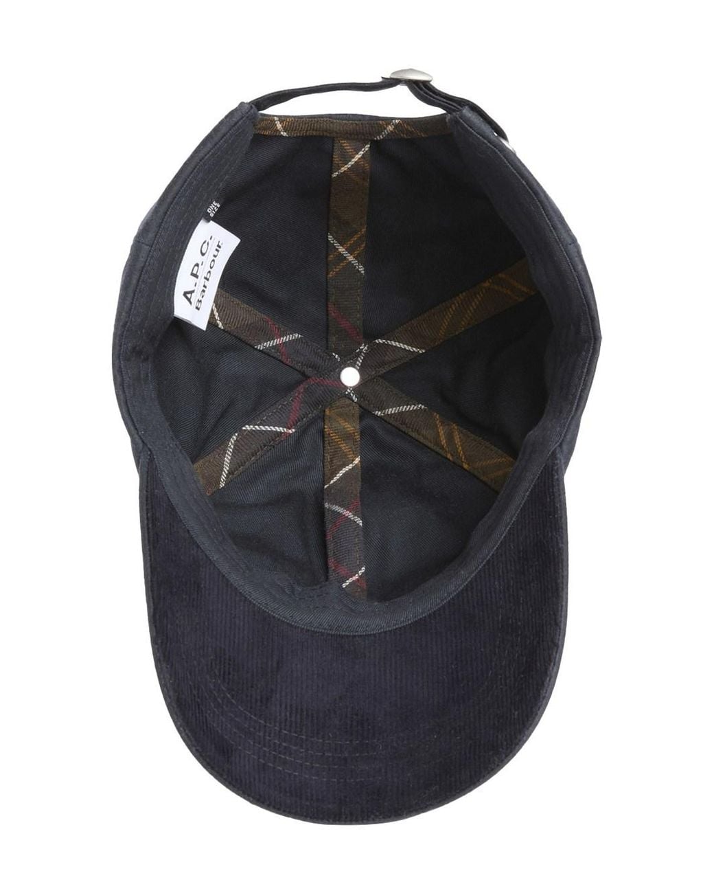 Barbour Gray X A.P.C. Waxed Cap for men