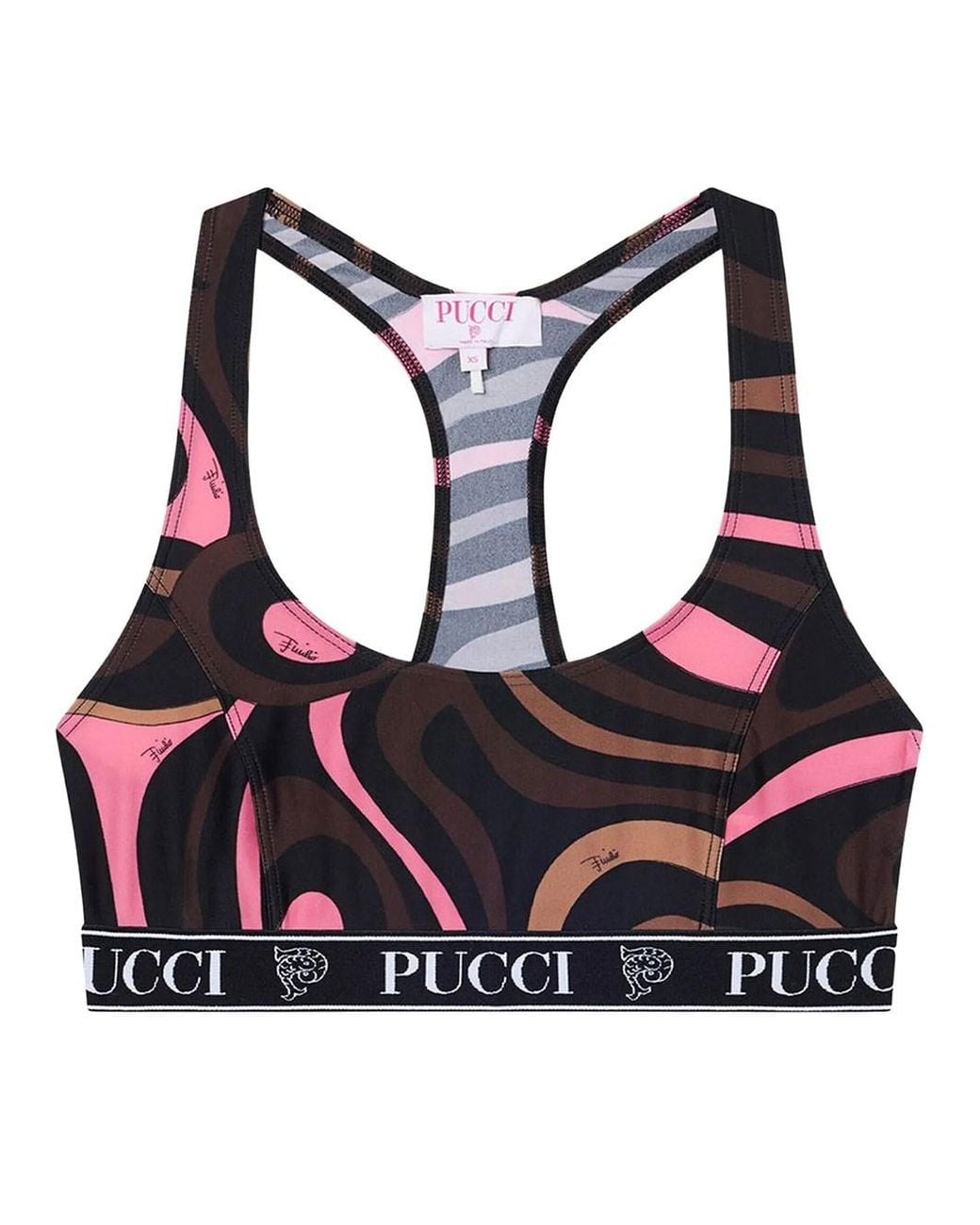 Emilio Pucci Black Sports Top