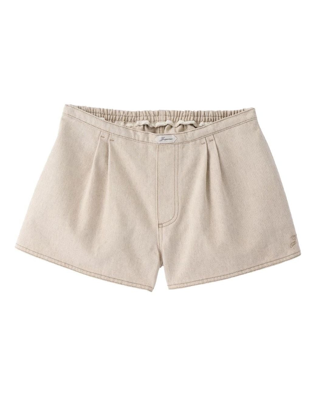 Jacquemus Natural Le Short De-Nimes Amelo