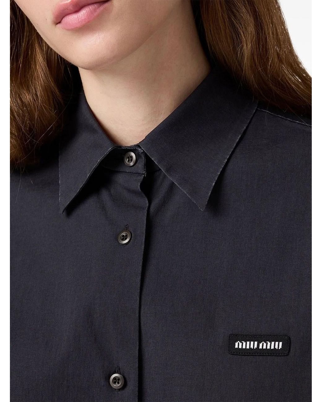 Miu Miu Blue Camicia