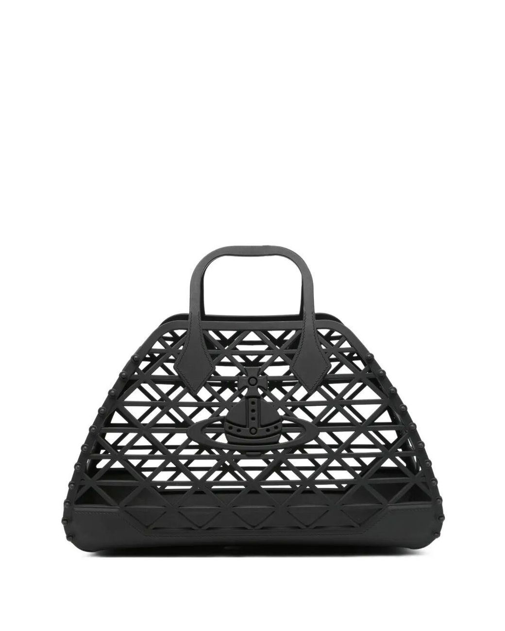 Vivienne Westwood Black Top-Handle Tote