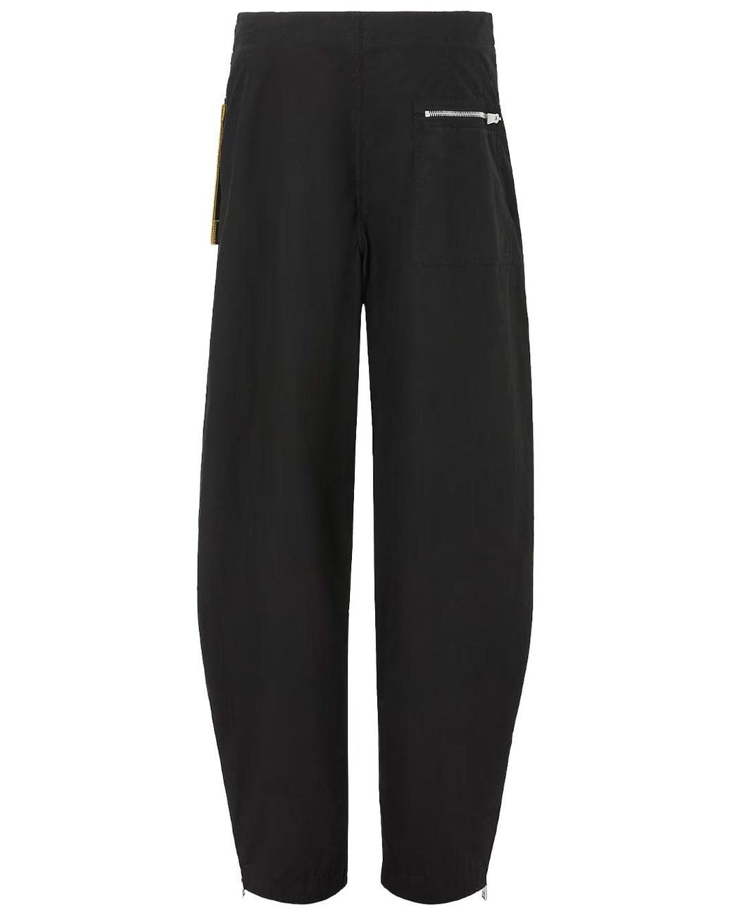 Fendi Black Parachute Canvas Trousers