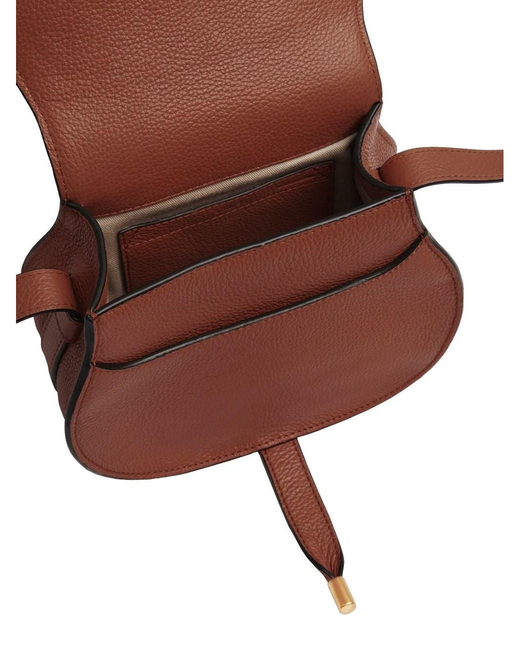 Chloé Brown Marcie Small Crossbody Bag