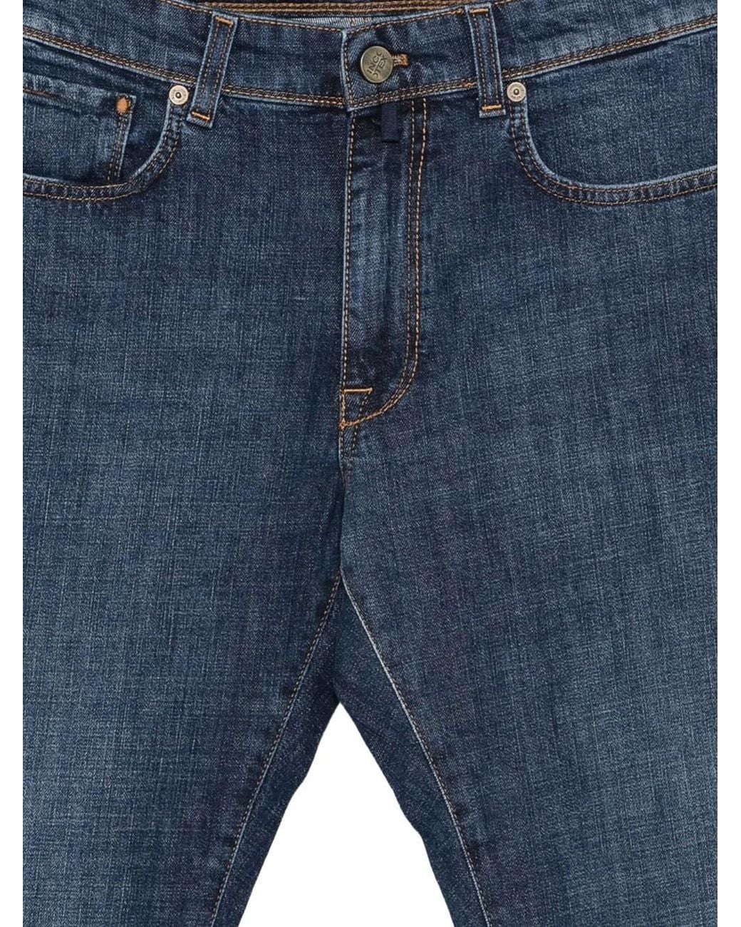 Incotex Blue Tapered Jeans for men