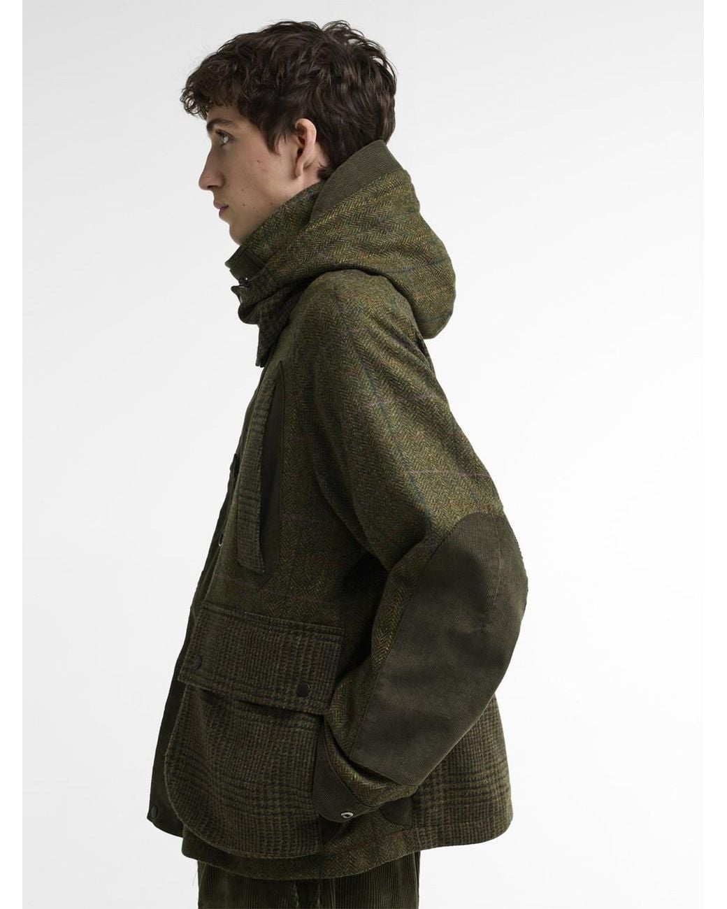 Barbour Green X Norbit: Wool Jacket for men
