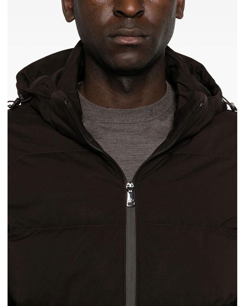 Paul & Shark Black Typhoon Platinum Down Jacket for men