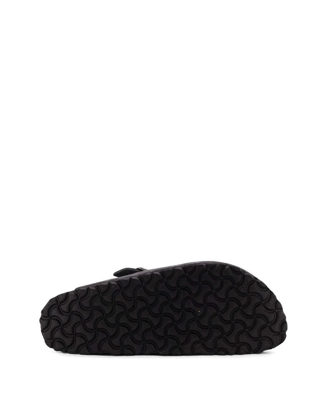 Birkenstock Gray Boston Mule In Charcoal Suede