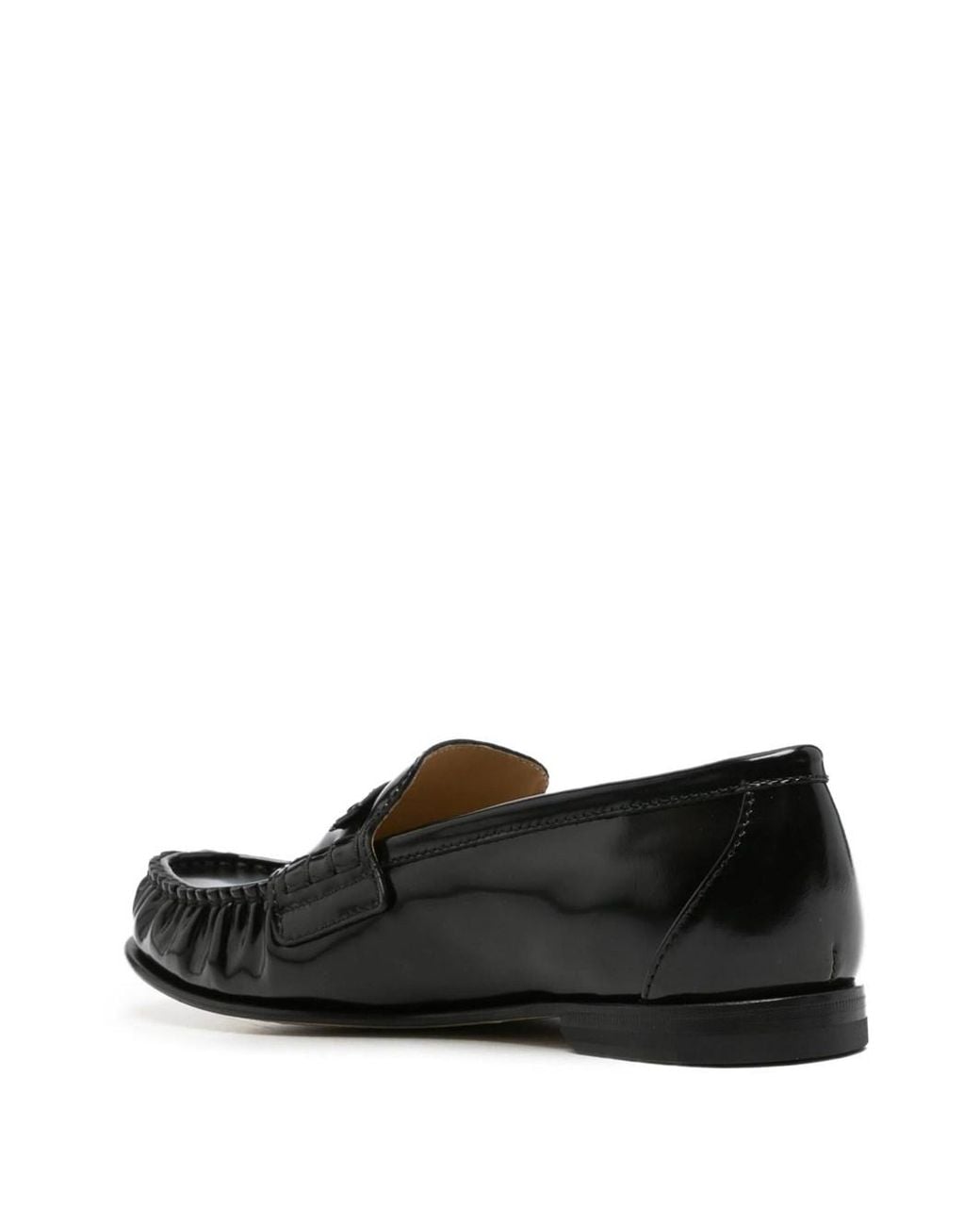 Fendi Black Loafer Vitello Abrasivato