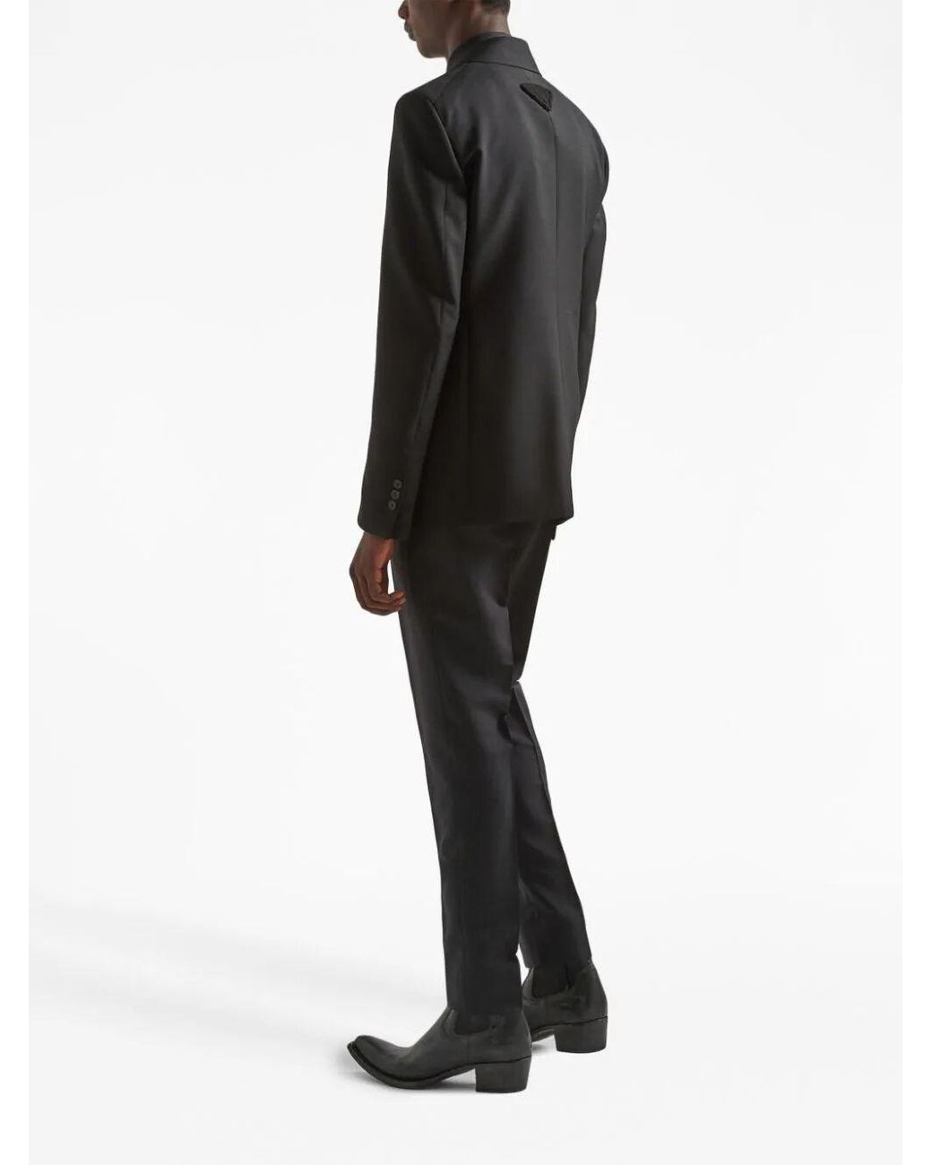 Prada Black Kid Mohair Jacket for men