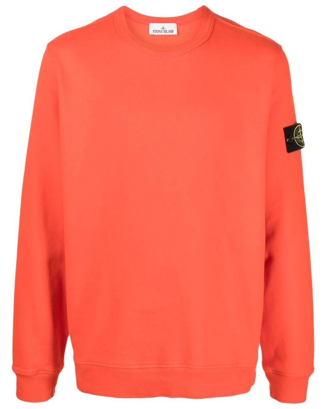 Stone island jumper orange sale