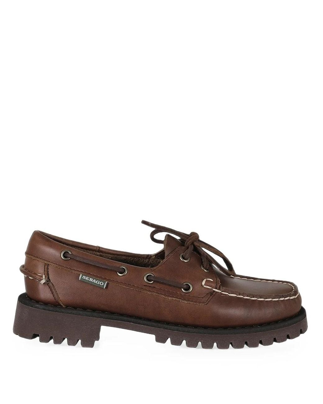 Sebago Brown Ranger Waxy Leather Loafers