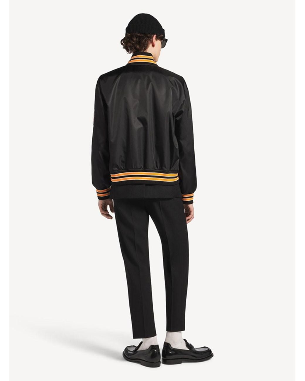 Balenciaga Black Varsity Jacket for men