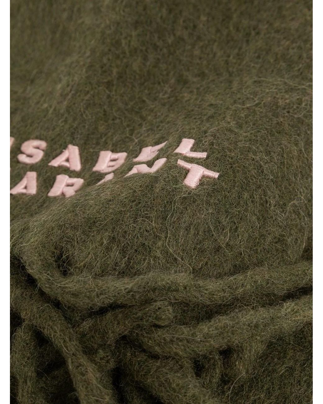 Isabel Marant Green Firny Wool Scarf