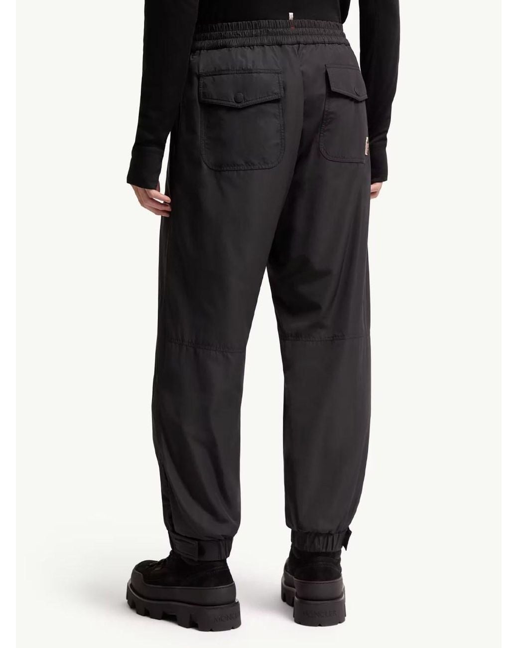 Moncler Gray Grenoble: Joggers Con Vita Elasticizzata for men