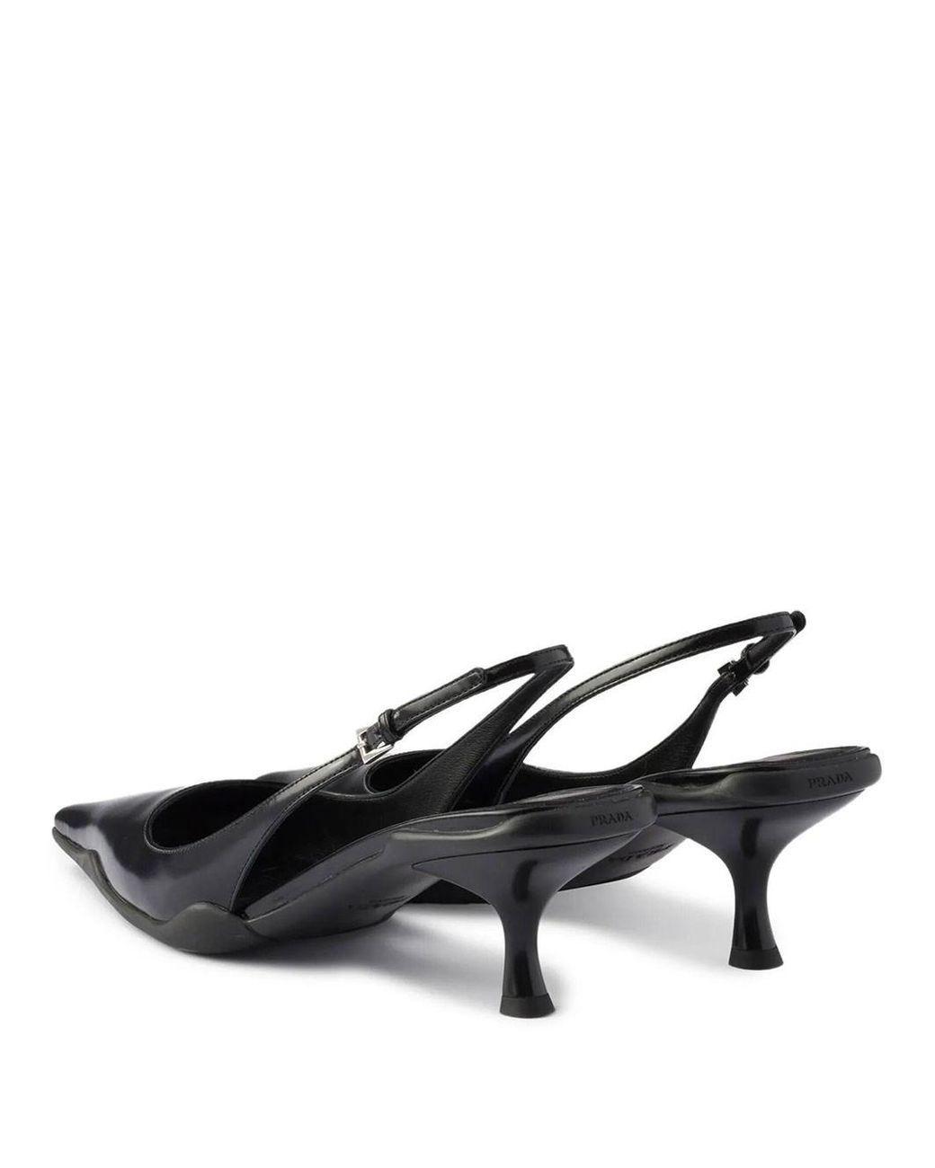 Prada Black Décolleté Slingback