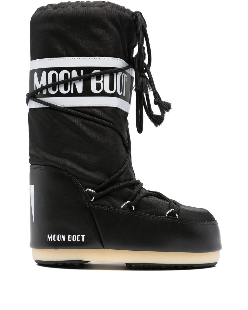 Moon Boot Black Stivali Icon