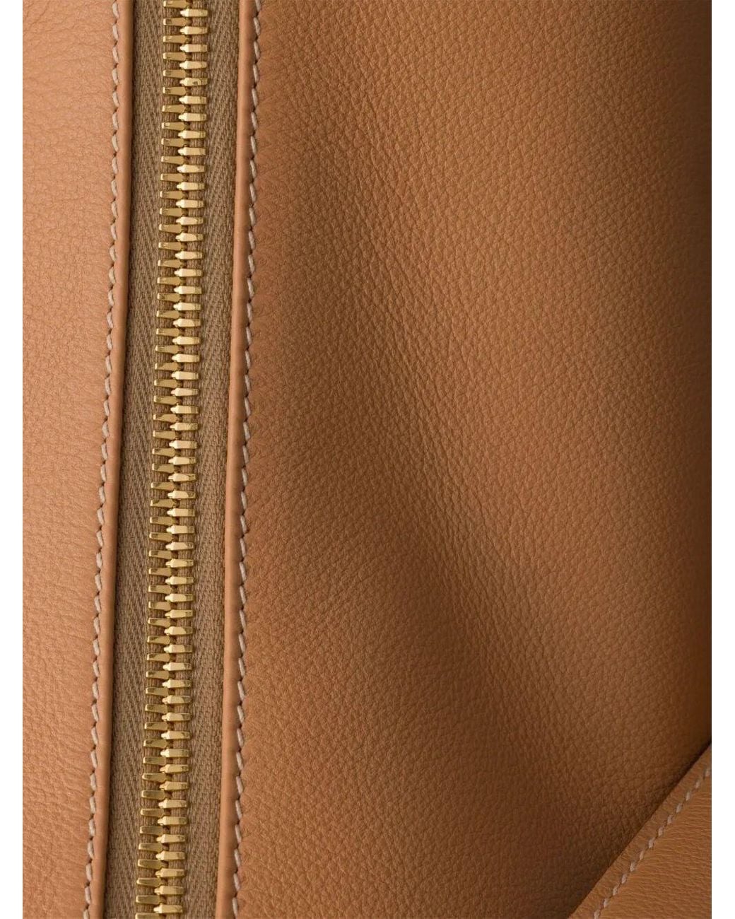 Prada Brown Large Leather Shoulder Bag