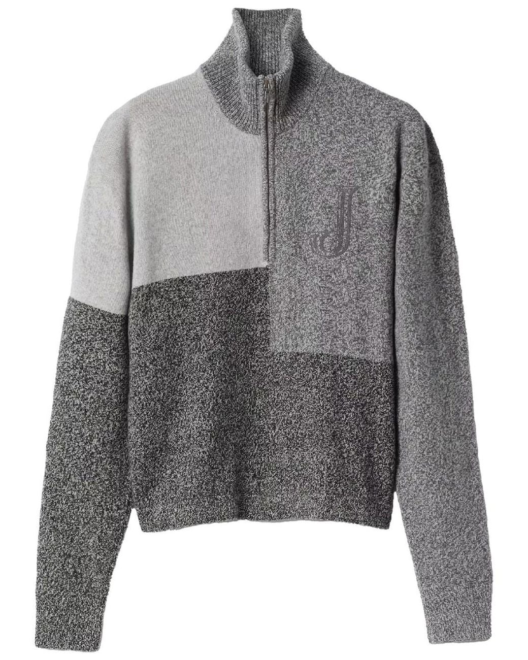 Jacquemus Gray The Orlando Trucker With Turtleneck And Zip for men