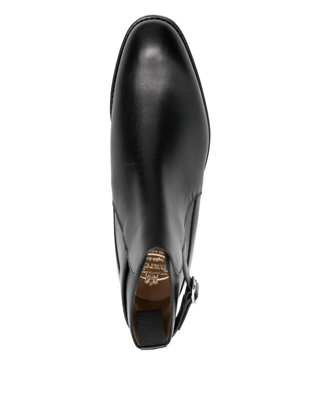Church's Black Buckle-Fastening Leather Ankle Boots for men