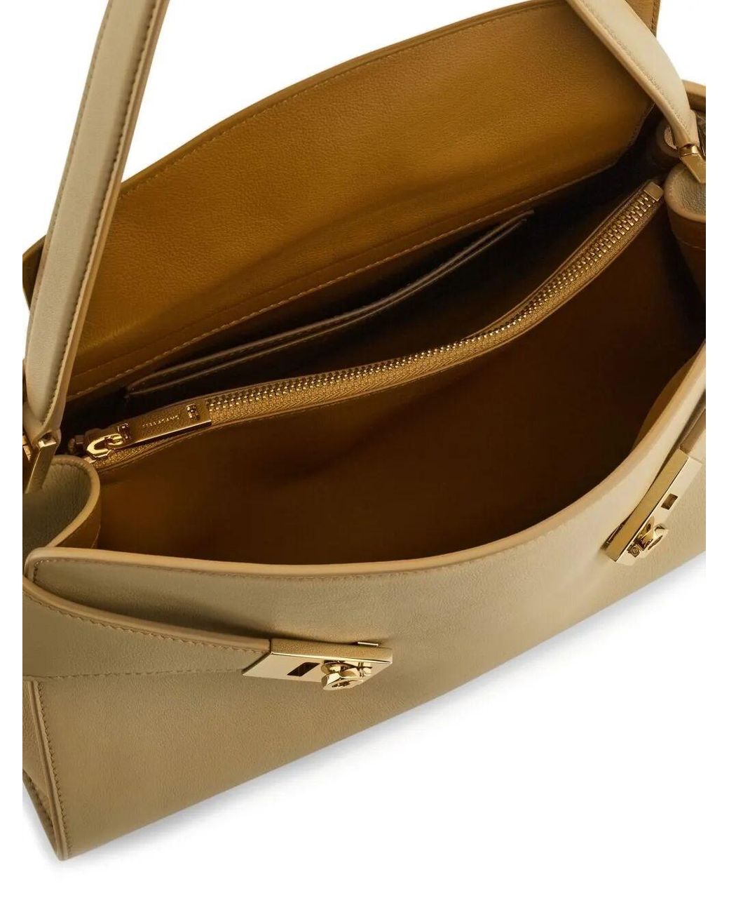 Ferragamo Natural Mini Hug Shoulder Bag