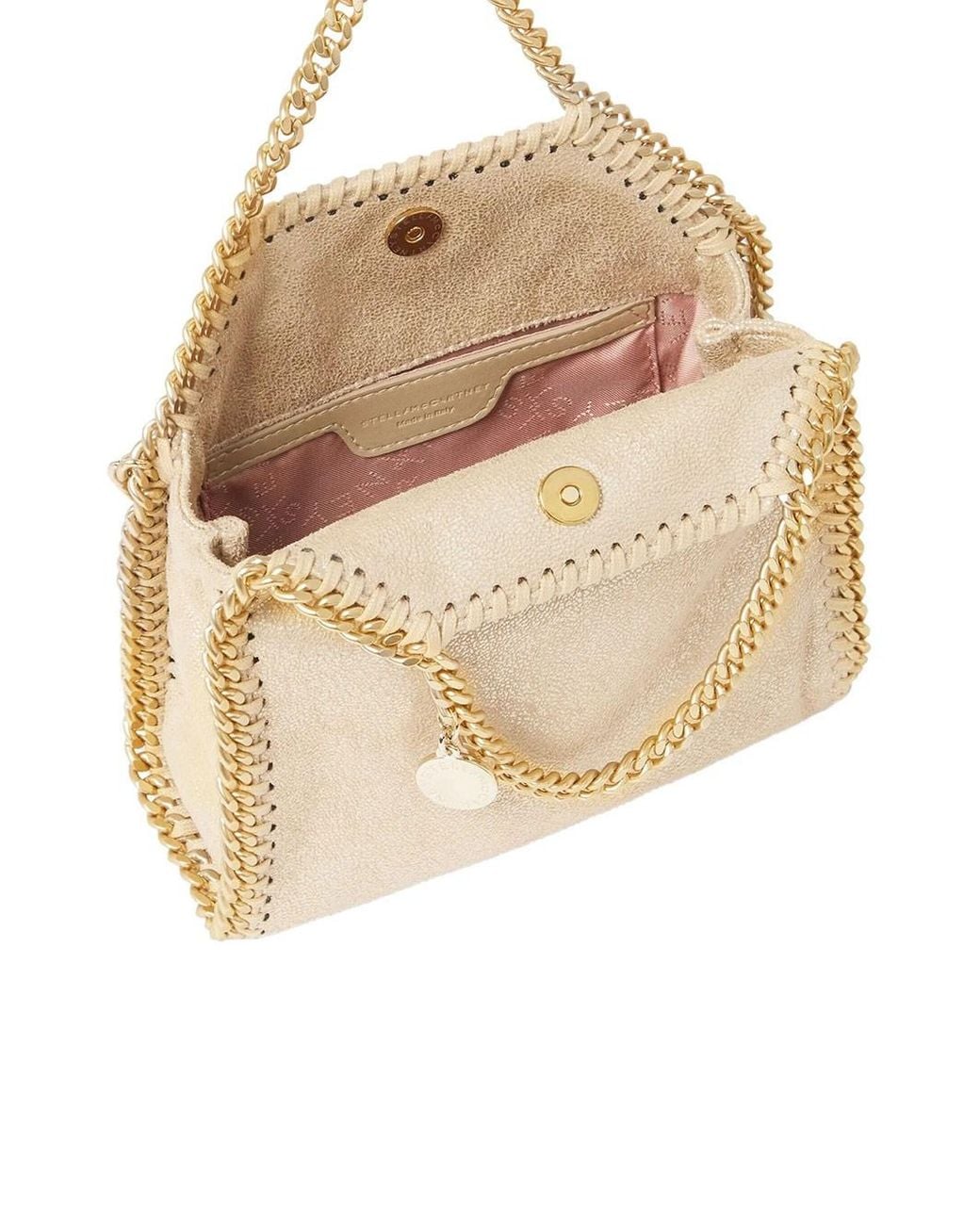 Stella McCartney Natural Mini Falabella Tote Bag
