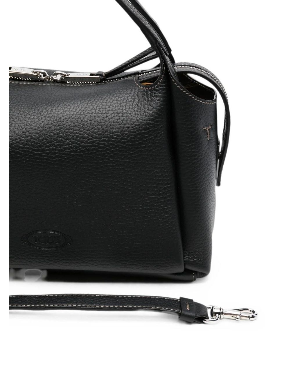 Tod's Black Mini Zip Bag