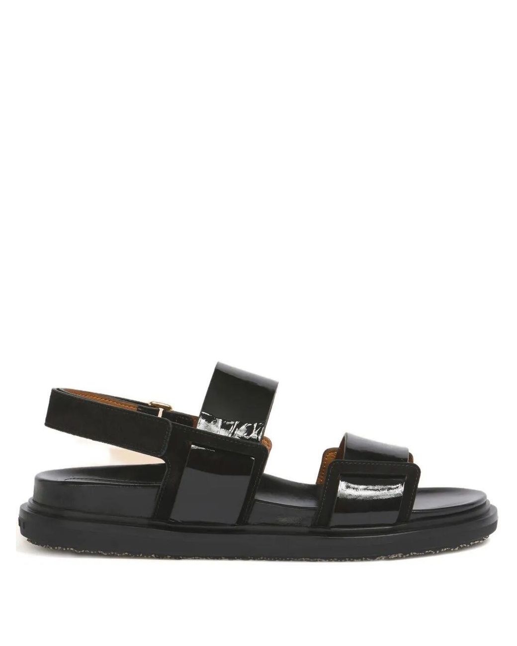 Marni Black Sandalo Fussbett