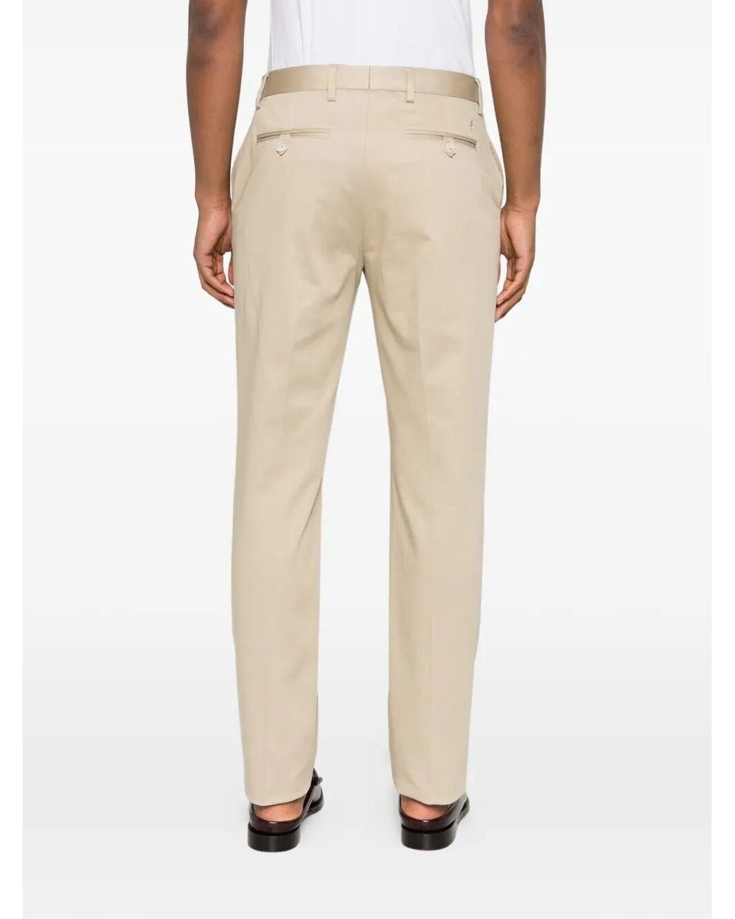Etro Natural "Roma" Flat Front Trouser for men