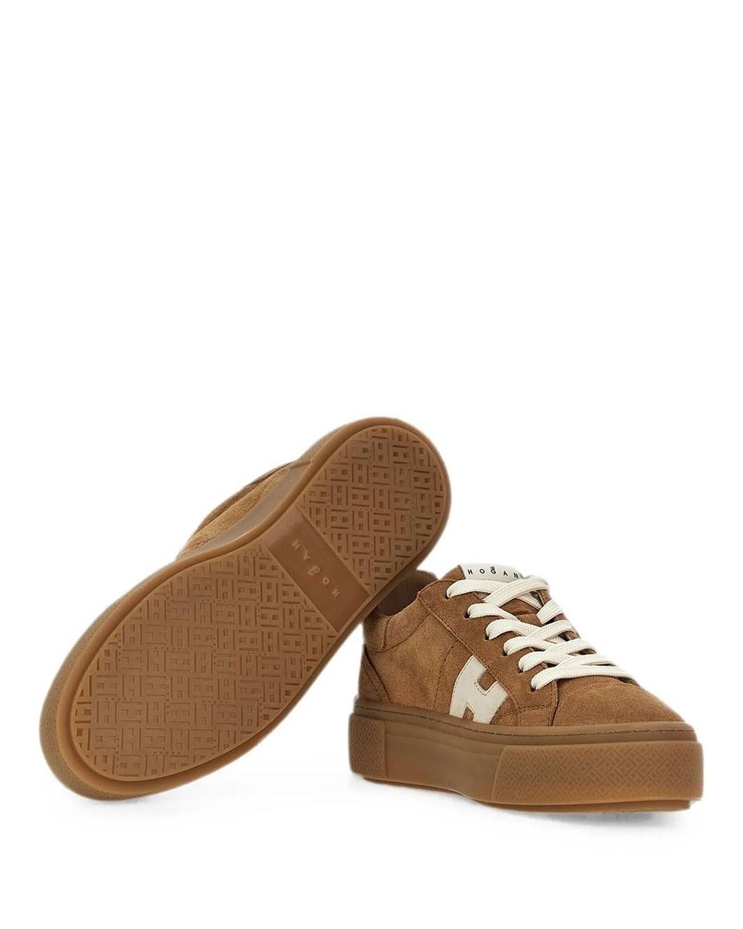 Hogan Brown Crosswind Sneakers