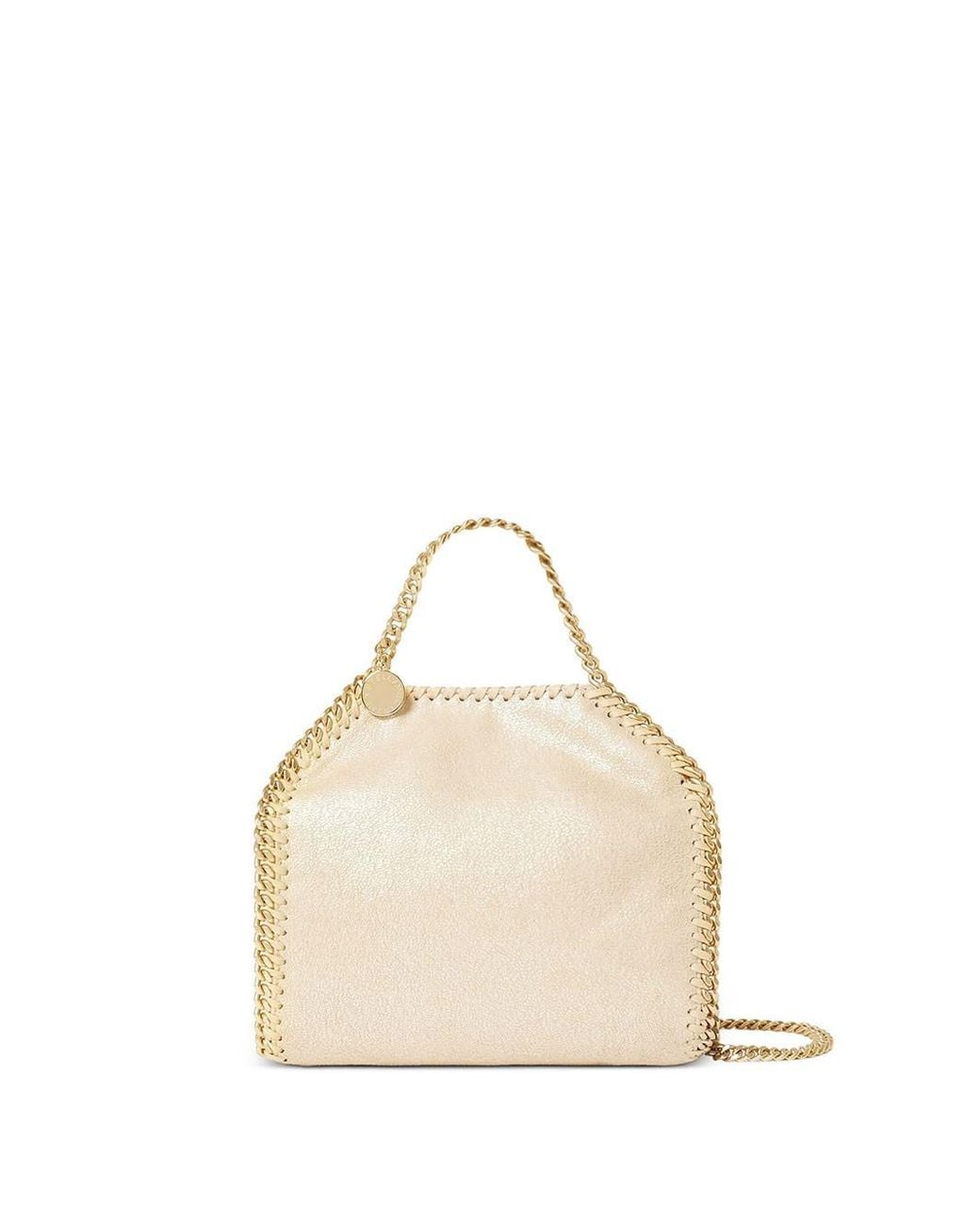 Stella McCartney Natural Mini Falabella Tote Bag