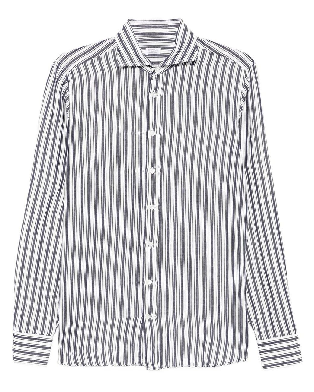 Borriello Multicolor Striped Long-sleeves Shirt for men
