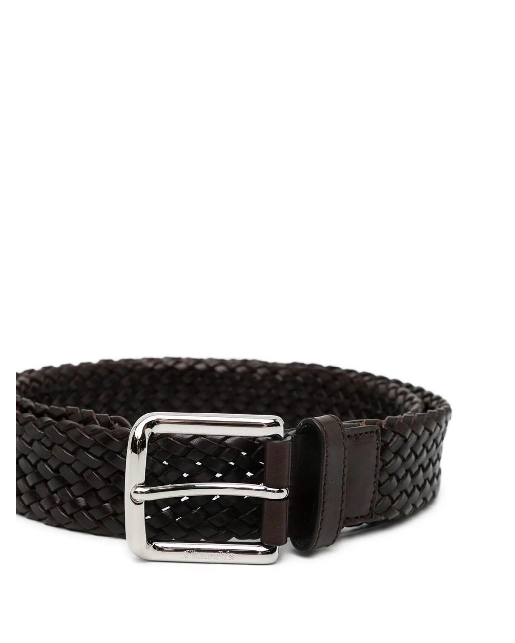 Church's Black Woven Buckle Belt for men