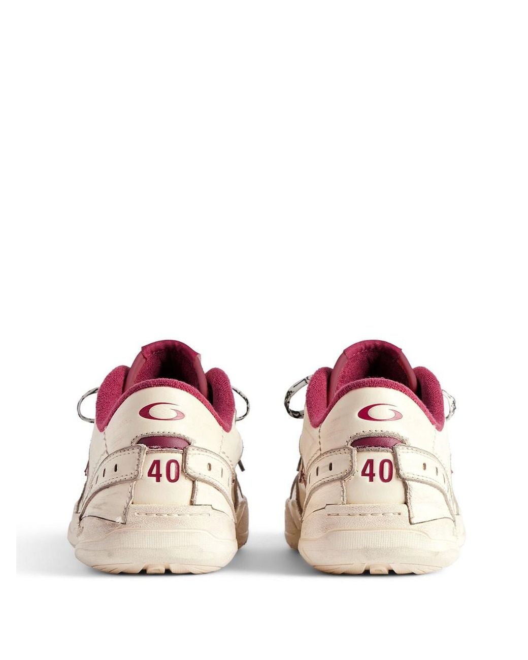 Balenciaga White Hamptons Medium Worn-Out Sneaker for men