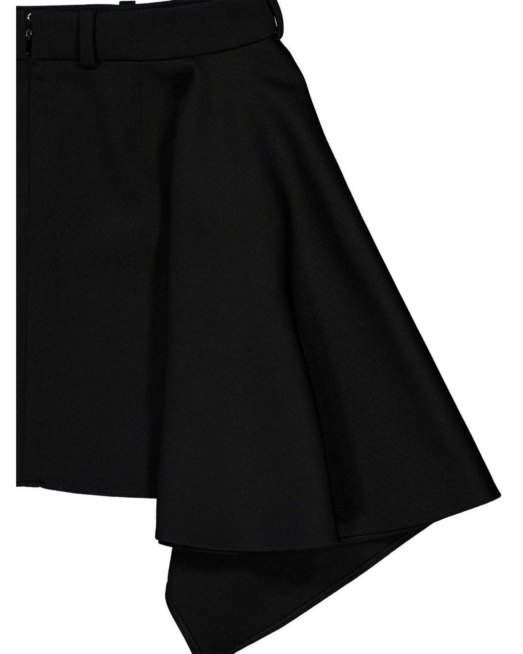 Givenchy Black Minigonna Con Spacco