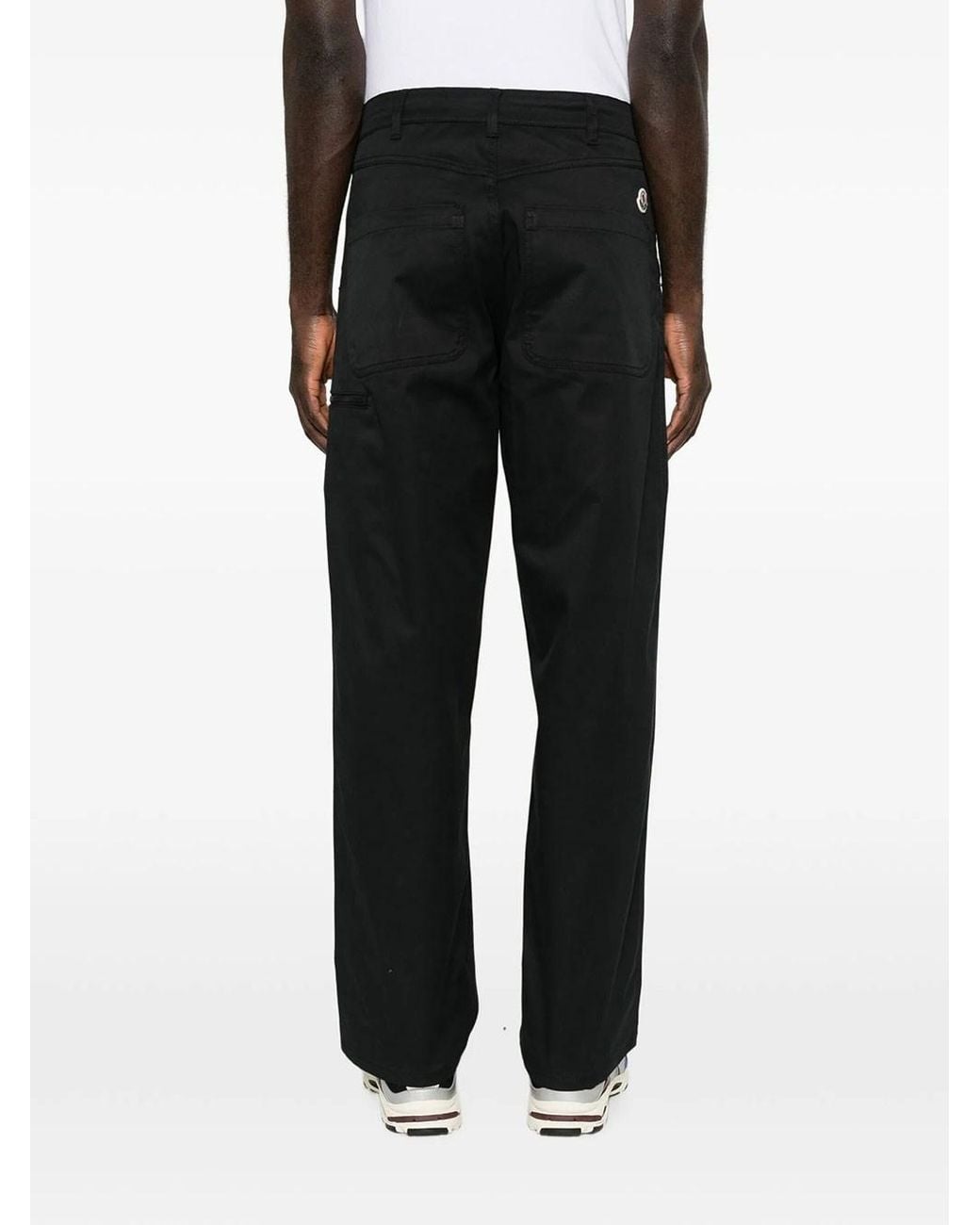 Moncler Black Pantaloni for men