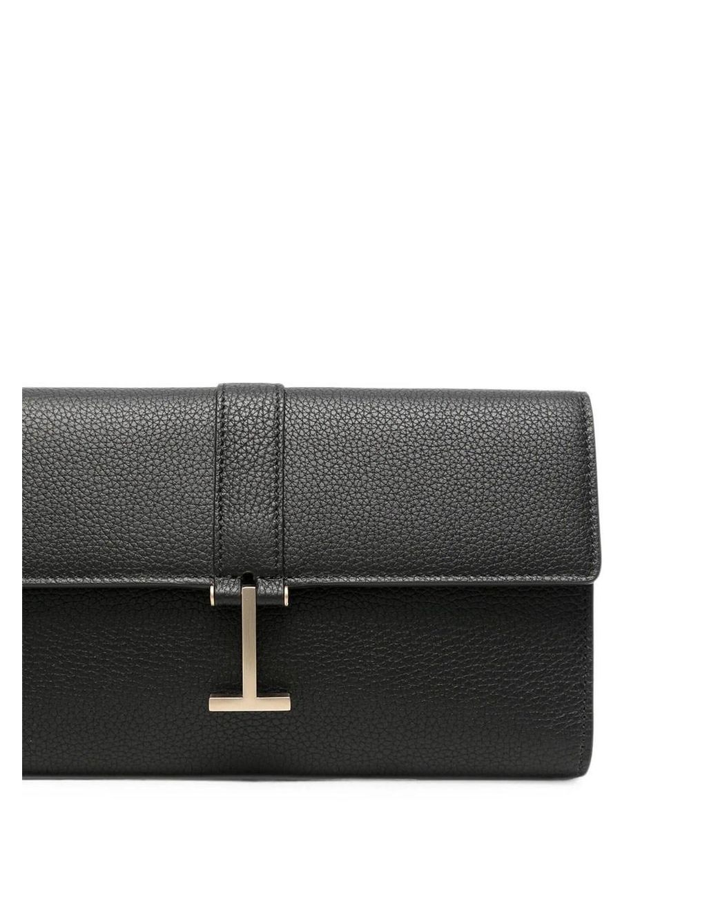 Tom Ford Black Pouch "T Clasp"